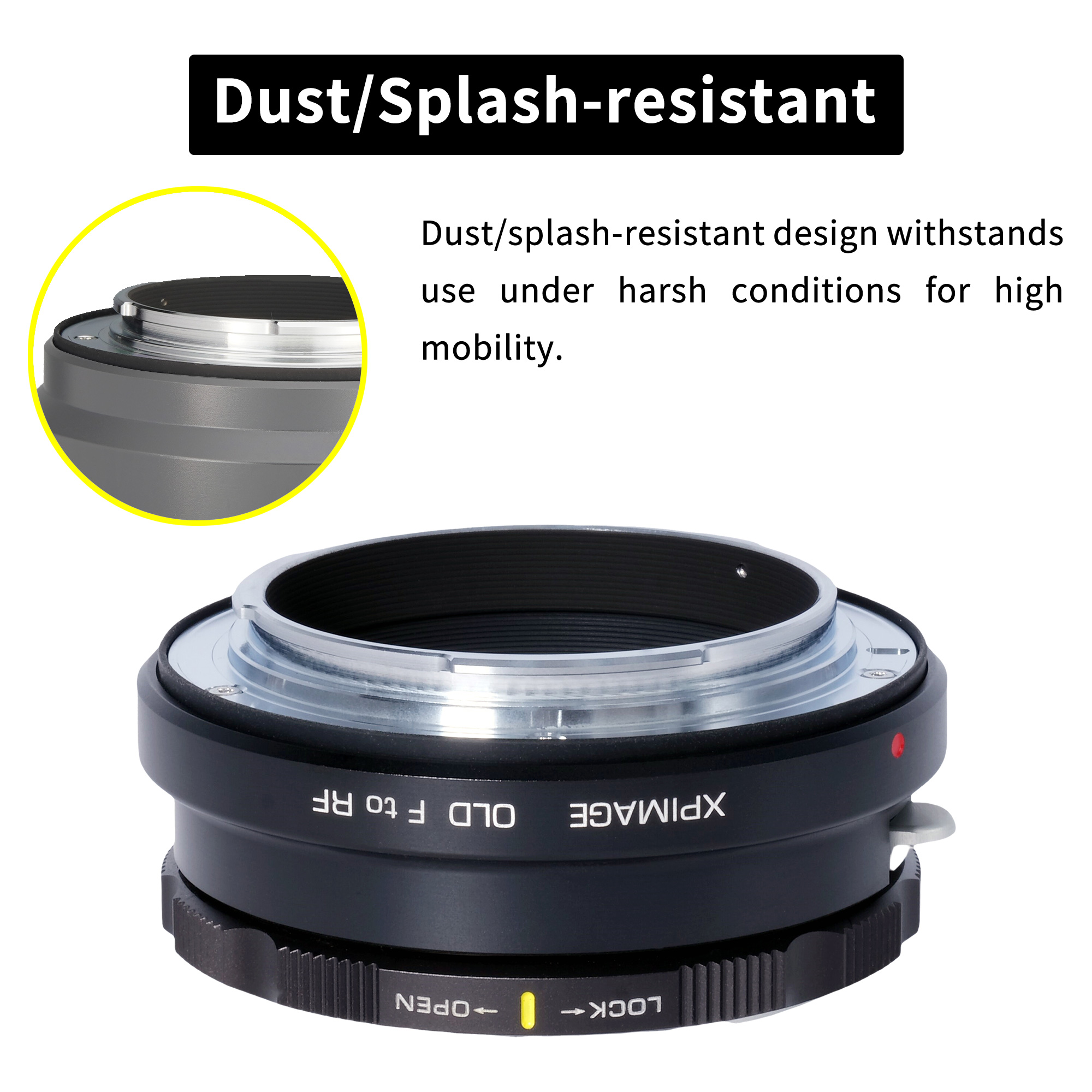 XPIMAGE Lens Mount Adapter Rin - Canon Camera Eos R8 recension och pris